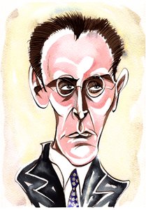 Anton von Webern - caricature